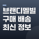 브랜디멜빌 구매 배송 최신 정보