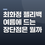 최화정 젤리백 여름에 드는 장단점은 뭘까