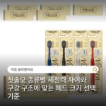 칫솔모 종류별 세정력 차이와 구강 구조에 맞는 헤드 크기 선택 기준
