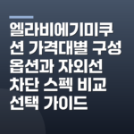 엘라비에기미쿠션 가격대별 구성 옵션과 자외선 차단 스펙 비교 선택 가이드